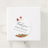 Aardbei | Zoete bessen | Favorieten Bedankjes Labels (In situ)