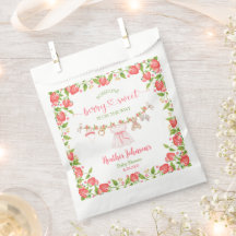 Aardbei Zoete Kleertjeslijn Baby Shower 