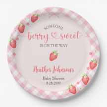 Aardbei Zoete Kleine Meisje Baby Shower