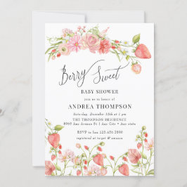 aardbei | Zomer Baby shower Kaart