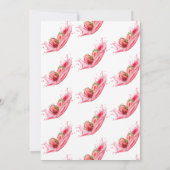 Aardbei | Zomer Baby Shower Uitnodiging (Achterkant)