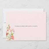 Aardbei | Zomer Bruiloftsontbijt  Bedankkaart (Achterkant)