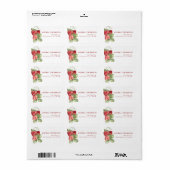 Aardbei | Zomer Labels (Full Sheet)