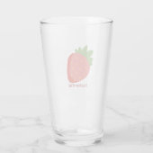Aardbei Zomerfrisheid Glas (Achterkant)