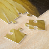 Aardbei Zwart Vrouw in Gele Jurk Zomerkunst Legpuzzel (Zijkant)