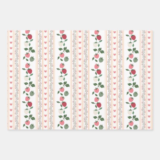 Aardbeibehang - Greta Inpakpapier Vel (Voorkant 3)