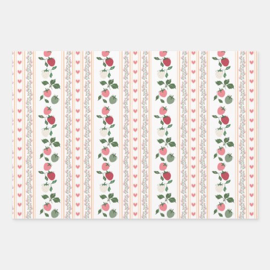  Aardbeibehang - Greta Inpakpapier Vel (Voorkant)