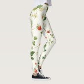Aardbeibladeren Tuin Leggings (Rechts)