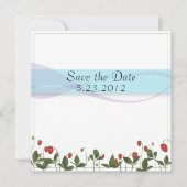 Aardbeibloemen | Bewaar de datum Save The Date (Voorkant)