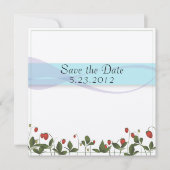 aardbeibloemen save the date (Voorkant)