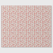 Aardbeibloesem Pastel Cadeaupapier (Vlak)