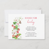 Aardbeiboeken voor baby kaart (Voorkant)