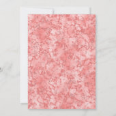 Aardbeiboog Luxe Persoonlijke Baby Shower Uitnodig Kaart (Achterkant)