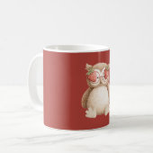 Aardbeibril Uil Koffiemok (Voorkant links)