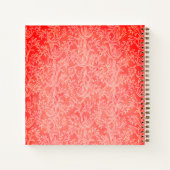 aardbeibruin met Lijst Notitieboek (Achterkant)