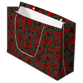 Aardbeicadeautasche Groot Cadeauzakje (Voorkant Gekanteld)