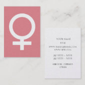 Aardbeice-Vrouw Visitekaartje (Voorkant / Achterkant)