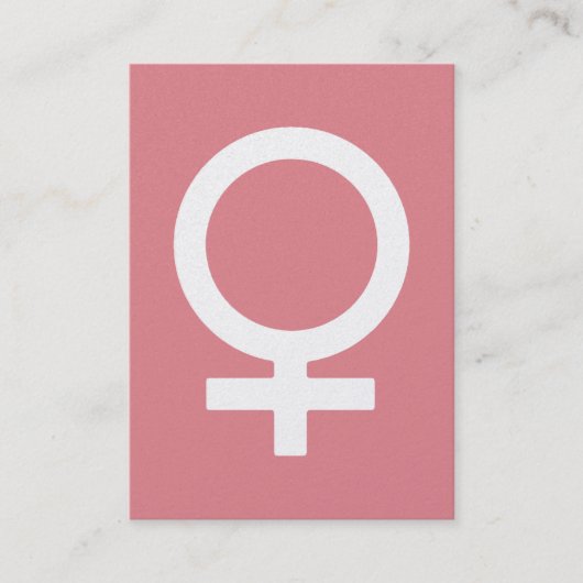 Aardbeice-Vrouw Visitekaartje (Voorkant)