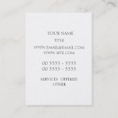 Aardbeice-Vrouw Visitekaartje (Achterkant)