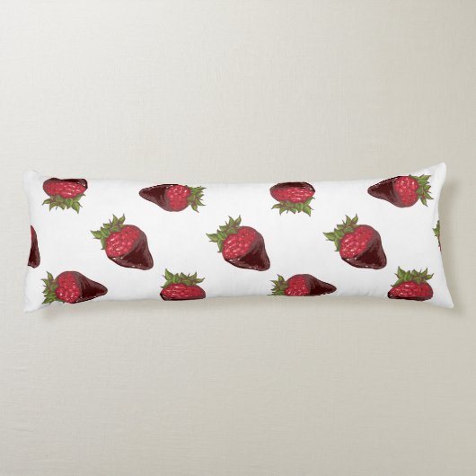 aardbeichocolade lichaamskussen (Achterkant)