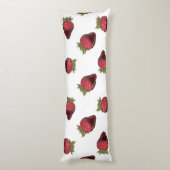 aardbeichocolade lichaamskussen (Achterkant (Verticaal))