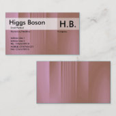 aardbeichocolade visitekaartje (Voorkant / Achterkant)