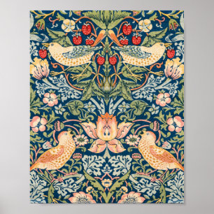 Aardbeidief, William Morris 1834-1896 -Klein Poster