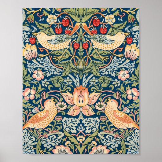 Aardbeidief, William Morris 1834-1896 -Klein Poster (Voorkant)
