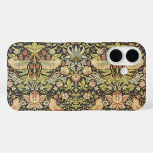 Aardbeidieven door William Morris, Vintage Kunst iPhone 16 Hoesje