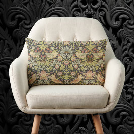 Aardbeidieven door William Morris, Vintage Kunst Kussen