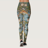 Aardbeidieven van William Morris, Vintage Kunst Leggings (Achterkant)