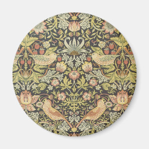 Aardbeidieven van William Morris, Vintage Kunst Magneet