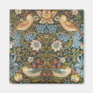 Aardbeidieven van William Morris, Vintage Kunst Magneet