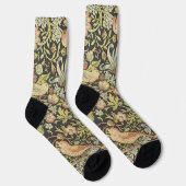 Aardbeidieven van William Morris, Vintage Kunst Sokken (Rechts)