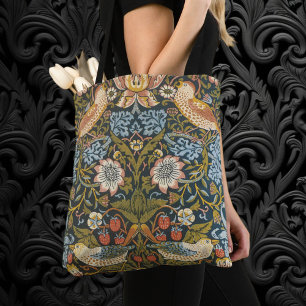 Aardbeidieven van William Morris, Vintage Kunst Tote Bag