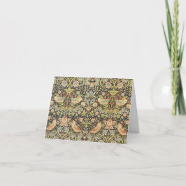 Aardbeidieven Vintage Trouwset Kaart