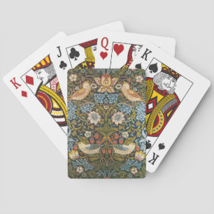 Aardbeidieven William Morris Antiek Patroon Speelkaarten