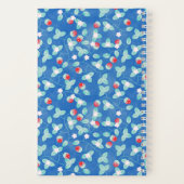 Aardbeidrank Rank Blauw Notitieboek (Achterkant)