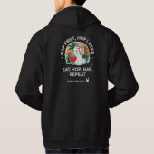 Aardbeidroomkonijn Hoodie (Achterkant)