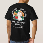 Aardbeidroomkonijn T-shirt (Achterkant)