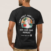 Aardbeidroomkonijn T-shirt (Achterkant)