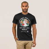 Aardbeidroomkonijn T-shirt (Voorkant volledig)