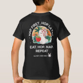 Aardbeidroomkonijn T-shirt (Achterkant)