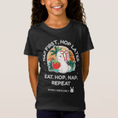 Aardbeidroomkonijn T-shirt (Voorkant)