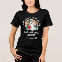 Aardbeidroomkonijn Tri-Blend Shirt