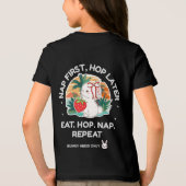 Aardbeidroomkonijn Tri-Blend Shirt (Achterkant)