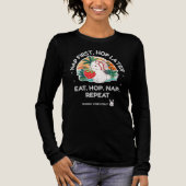 Aardbeidroomkonijn Tri-Blend Shirt (Voorkant)