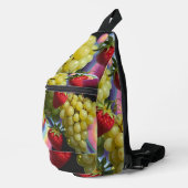 Aardbeidruif Fruit Swirl Sling Bag (Rechterhoek)
