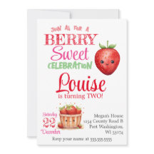 Aardbeien 2e verjaardagsfeestje Besjes Kinderverja