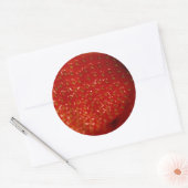 Aardbeien #3 ronde sticker (Envelop)
